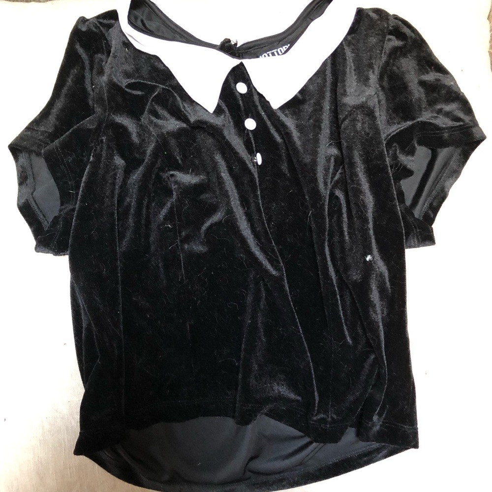 Silky collared shirt